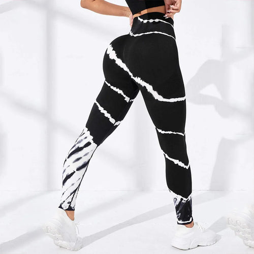 Genie Stripe Tye Dye Leggings