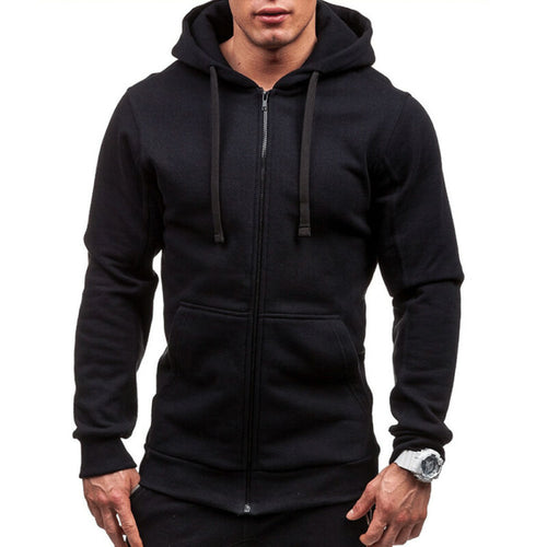 Slim Thermal Lined Hooded Sweatshirt