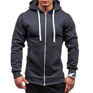 Slim Thermal Lined Hooded Sweatshirt