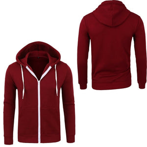 Slim Thermal Lined Hooded Sweatshirt