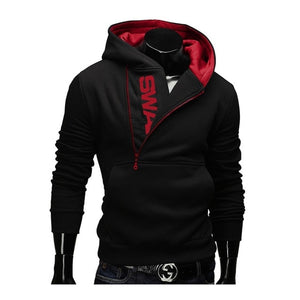 Crossover Zip Up Sweatshirt