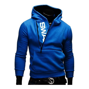 Crossover Zip Up Sweatshirt