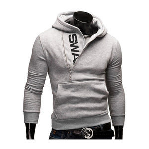 Crossover Zip Up Sweatshirt