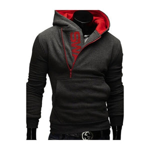 Crossover Zip Up Sweatshirt