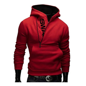 Crossover Zip Up Sweatshirt