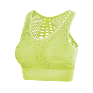 Shockproof Mesh Sports Bra