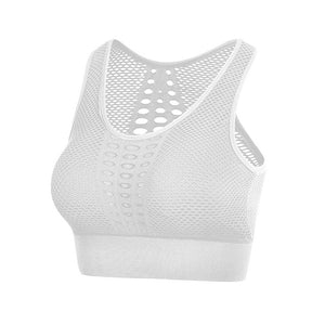 Shockproof Mesh Sports Bra