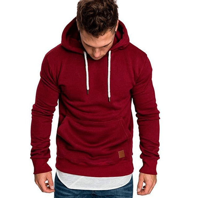 Hooded Solid Sweatshirt