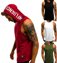 Load image into Gallery viewer, Influence Men&#39;s Cotton Sleeveless Hoodie