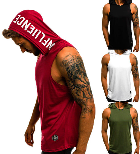 Influence Men's Cotton Sleeveless Hoodie