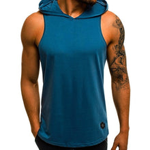 Load image into Gallery viewer, Influence Men&#39;s Cotton Sleeveless Hoodie